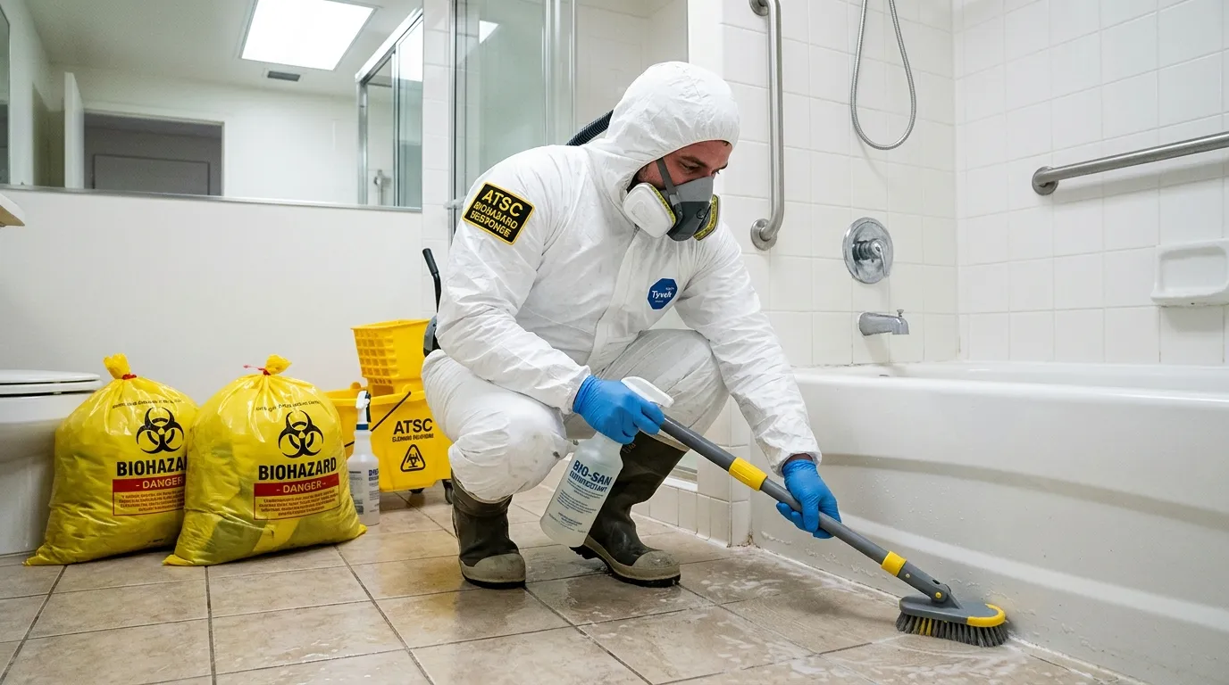 Decontamination equipment deployed for Blood Cleanup in Coral Gables